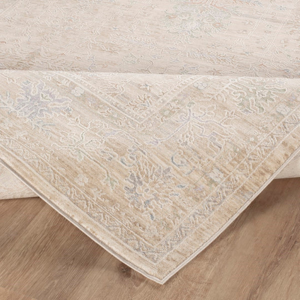 Pasargad Home Turkish Amber Traditional Beige Area Rug - Timeless Elegance For Any Space   Pfh-09 9x12