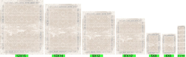 Pasargad Home Turkish Eterna Transitional Area Rug - Timeless Design For Stylish Home Décor   Pfh-11 10x14