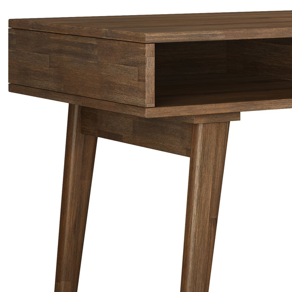 English Elm Clarkson Desk - Handcrafted Rustic Acacia With Mid-Century Design & Ample Storage For Home Office B136P158782