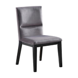 Steve Silver Amalie Side Chair Grey, Set of 2 AL4848SG