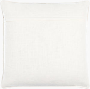 Surya Painterly Florals Accent Pillow 18"L X 18"W - Vibrant Cotton Decor For Updated Traditional Style Ivory Cotton,Cotton Pfl001-1818d