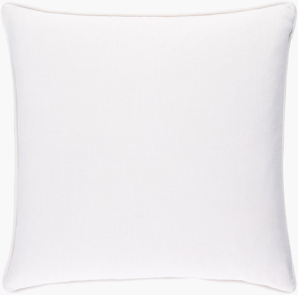 Surya Painterly Florals Accent Pillow 18"L X 18"W - Vibrant Cotton Decor For Updated Traditional Style Off,White Cotton,Cotton Pfl003-1818