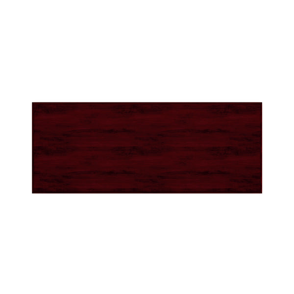 Homelegance By Top-Line Maude Wood Scroll Sofa Table Red Veneer