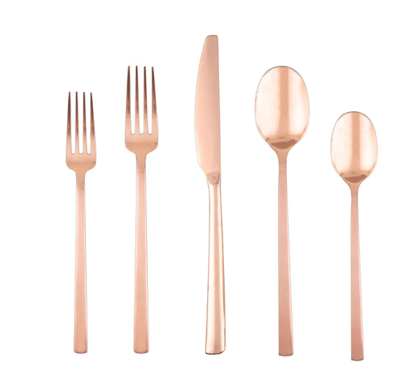 Lenox Cambridge Beacon Copper Mirror 20-Piece Flatware Set, Service for 4 NO COLOR METAL 341220CBK12DS