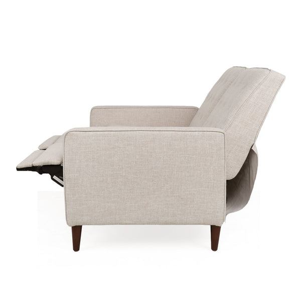 English Elm Christopher Knight Home® - DOUBLE Recliner Fabric Sofa with Plush Cushions and Space-Saving Design for Living Rooms, 49"L Wheat 72478.00FWHEAT