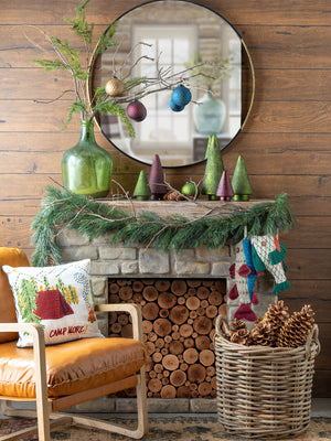 Park Hill Handwoven Rattan Floor Basket ECW16006