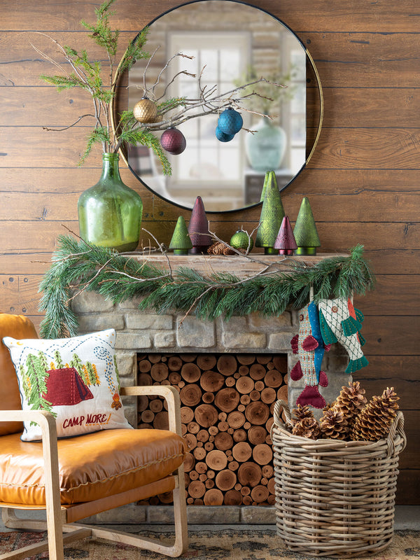 Park Hill Handwoven Rattan Floor Basket ECW16006