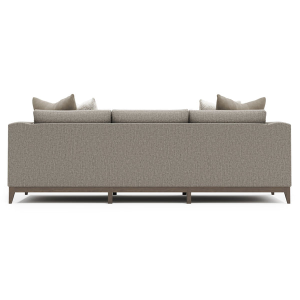 Bernhardt Bernhardt Noel Oversized 100" Fabric Sofa - Plush Upholstery, Tapered Wood Legs, Made-To-Order P7327B
