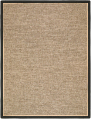 Livabliss Paragon Flatweave Polypropylene Area Rug Farmhouse Style for Living and Dining Rooms Tan, Gray 6'6" x 6'6" Square PGR2301-66SQ