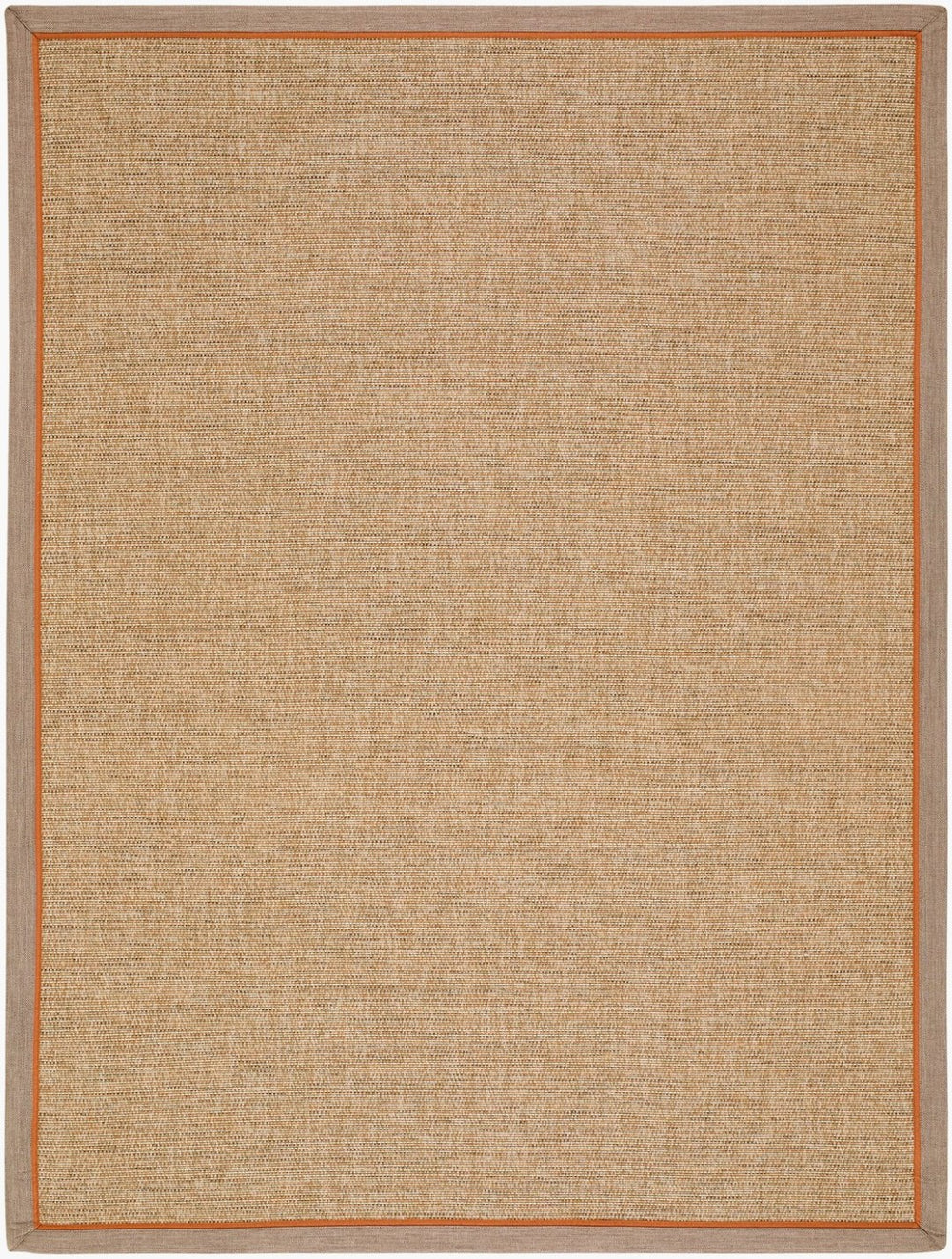 Livabliss Paragon Flatweave Polypropylene Area Rug Turkish Woven Farmhouse Style Living Room Tan, Brown 6'6" x 6'6" Round PGR2302-66RD