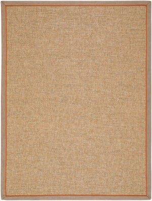 Livabliss Paragon Flatweave Polypropylene Area Rug Turkish Woven Farmhouse Style Living Room Tan, Brown 6'6" x 6'6" Round PGR2302-66RD