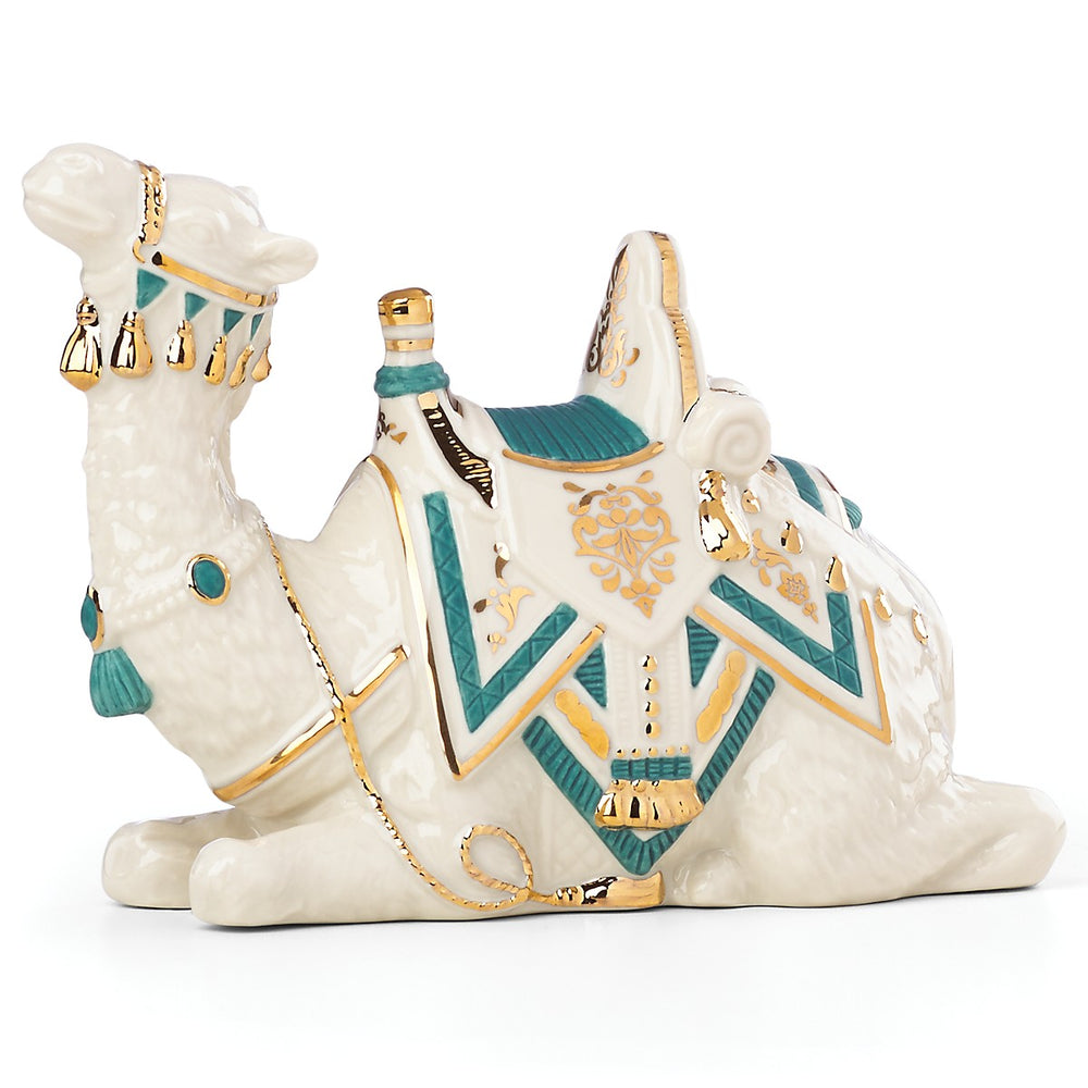 Lenox First Blessing Nativity Teal Camel Figurine Multi, IVORY PORCELAIN 869930