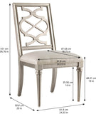 A.R.T. Furniture Morrissey Blake Side Chair - Bezel (Sold as Set of 2) 218202-2727 Silver 218202-2727