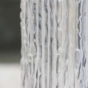 Pasargad Modern Textured Glass Table Lamp – Elegant White Shade for Sophisticated Home Décor