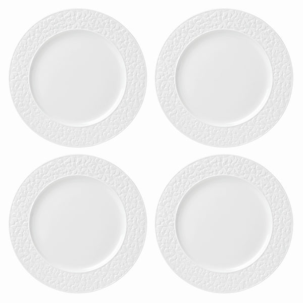 Lenox Kate Spade Blossom Lane 4-Piece Dinner Plate Set White, WHITE PORCELAIN 891946