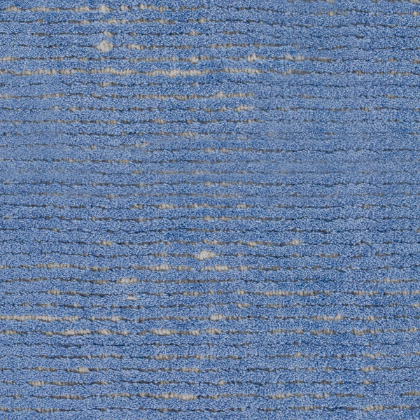 Surya Prague Luxurious 2'6" X 8' Handmade Area Rug - Soft Viscose & Wool Blend For Modern Elegance Blue Viscose,Wool Pgu4000-268