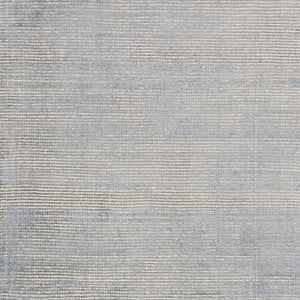 Surya Prague Luxurious 2'6" X 8' Handmade Area Rug - Soft Viscose & Wool Blend For Modern Elegance Gray Viscose,Wool Pgu4003-23