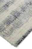 Feizy Rugs Mackay Hand Woven Viscose And Wool Low Pile Striped Rug For Luxurious Modern Home Decor Ivory,Blue Viscose,Wool Mky8824fnvy000e10