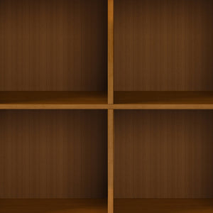 English Elm Acadian Solid Wood 8-Cubby Storage Sofa Table with Tapered Legs and Grooved Transitional Design Light Brown B136P158281