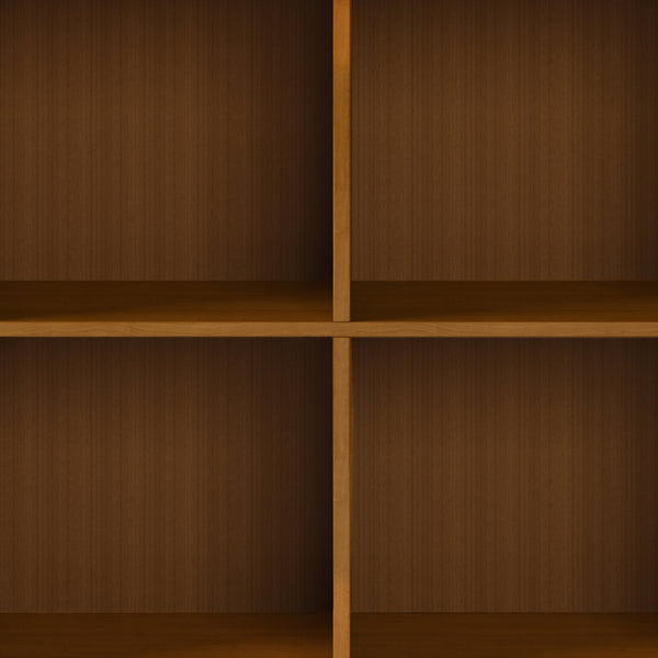 English Elm Acadian Solid Wood 8-Cubby Storage Sofa Table with Tapered Legs and Grooved Transitional Design Light Brown B136P158281