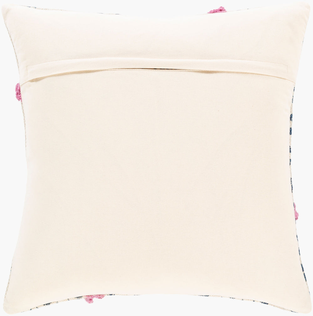 Surya Phoebe 18" Luxurious Accent Pillow - Elegant Cotton Design For Cozy Living Room Or Bedroom Decor Purple Cotton,Cotton Phb002-2020d