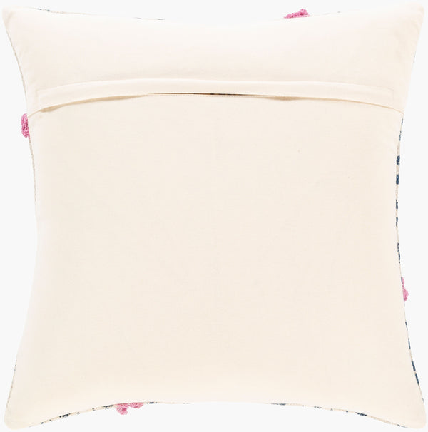 Surya Phoebe 18" Luxurious Accent Pillow - Elegant Cotton Design For Cozy Living Room Or Bedroom Decor Purple Cotton,Cotton Phb002-2020d