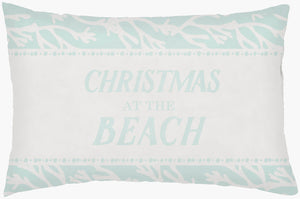 Livabliss Sea-sons Greetings Coastal Woven Lumbar Pillow Textured Polyester Beach House Accent PHDGR001-1424