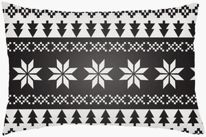 Livabliss Snowflake Sweater Knit Lumbar Pillow Cozy Winter Accent for Sofa Bed or Chair PHDSW001-1424