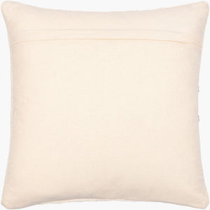 Surya Philip Hand Woven 18"X18" Accent Pillow Cover - Modern Cotton-wool Blend For Chic Home Decor Cream Wool,Cotton Phi001-1818d