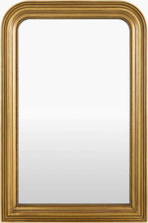 Livabliss Phillipe Traditional Molded Frame Mantel Mirror for Fireplace or Entryway Walls Gold 36"H x 24"W x 2"D PHIL001-3624