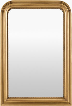 Livabliss Phillipe Traditional Molded Frame Mantel Mirror for Fireplace or Entryway Walls Gold 37"H x 26"W x 2"D PHIL001-3726