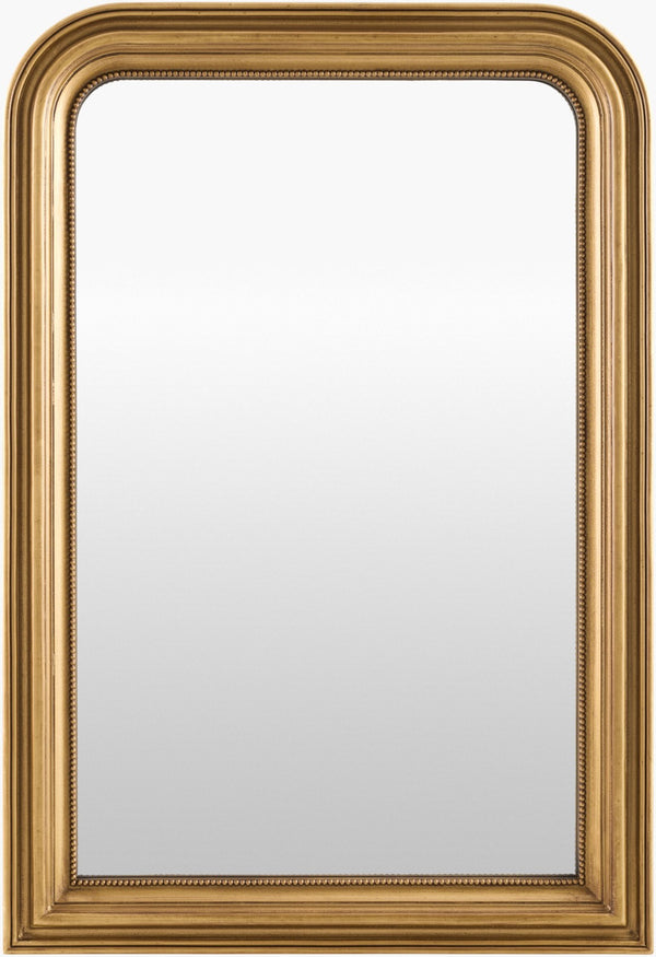 Livabliss Phillipe Traditional Molded Frame Mantel Mirror for Fireplace or Entryway Walls Gold 37"H x 26"W x 2"D PHIL001-3726