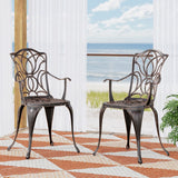 Christopher Knight Home® - Noble House - - Tucson Dining Chair, Black Copper (Set Of 2)