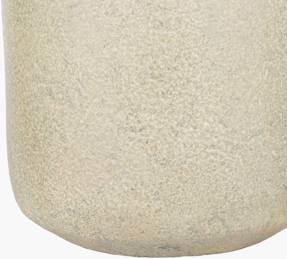 Surya Phoenix 28" Modern Accent Table Lamp - Unique Blend Of Materials For Stunning Ambient Lighting Body, White,Finial, White,Harp, Metallic ,Nickel Concrete,Linen,Polyester,Resin Pho-100