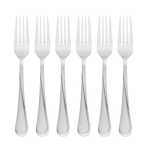 Lenox Cambridge Gravity Sand Dinner Forks, Set of 6 NO COLOR METAL 4216G6HCCB03