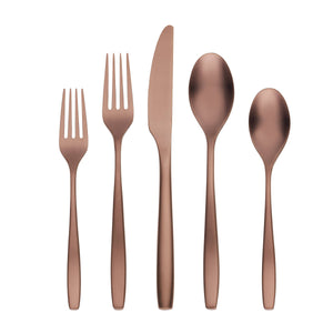 Lenox Cambridge Averie Copper Satin 20-Piece Flatware Set NO COLOR METAL 507020CWG12R