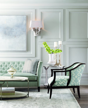 Bernhardt Bernhardt Oval Morello Cocktail Table With Faux Carrara Marble Top, Oxidized Nickel Sculptural Frame 469013