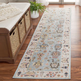 Safavieh Phoenix 562 Power Loomed Transitonal Rug Light Blue / Ivory Grey 9' x 12'