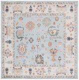 Safavieh Phoenix 562 Power Loomed Transitonal Rug Light Blue / Ivory Grey 9' x 12'