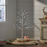 Christopher Knight Home® - Noble House - 4-Foot Pre-Lit 48 White LED Artificial Twig Birch Tree