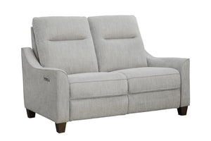 Parker House Parker Living Madison - Pisces Muslin - Powered By Freemotion Cordless Power Reclining Loveseat Pisces Muslin 100% Polyester (W) MMAD#822PH-P25-PMU
