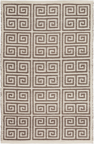 Surya Picnic 2' X 3' Handmade Durable Pvc Rug – Modern Decor, Effortlessly Charming & Easy To Clean! Brown Pvc Pic4004-268