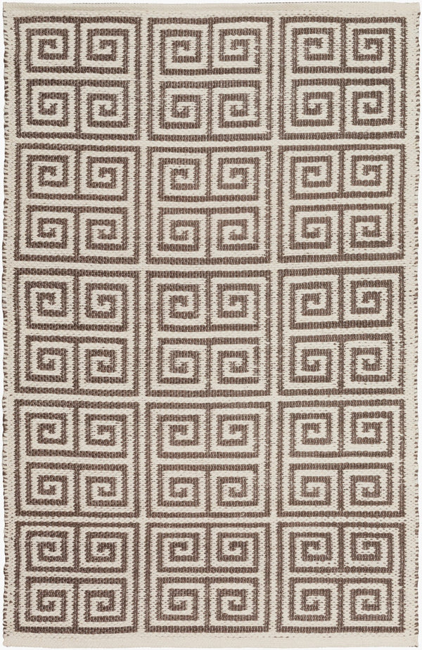 Surya Picnic 2' X 3' Handmade Durable Pvc Rug – Modern Decor, Effortlessly Charming & Easy To Clean! Brown Pvc Pic4004-268