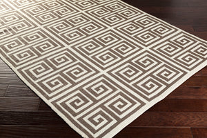 Surya Picnic 2' X 3' Handmade Durable Pvc Rug – Modern Decor, Effortlessly Charming & Easy To Clean! Brown Pvc Pic4004-268