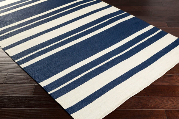 Surya Picnic 2' X 3' Handmade Durable Pvc Rug – Modern Decor, Effortlessly Charming & Easy To Clean! Blue Pvc Pic4007-811