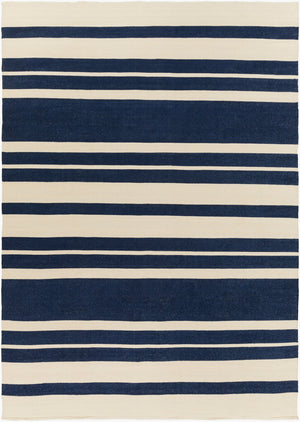 Surya Picnic 2' X 3' Handmade Durable Pvc Rug – Modern Decor, Effortlessly Charming & Easy To Clean! Blue Pvc Pic4007-811