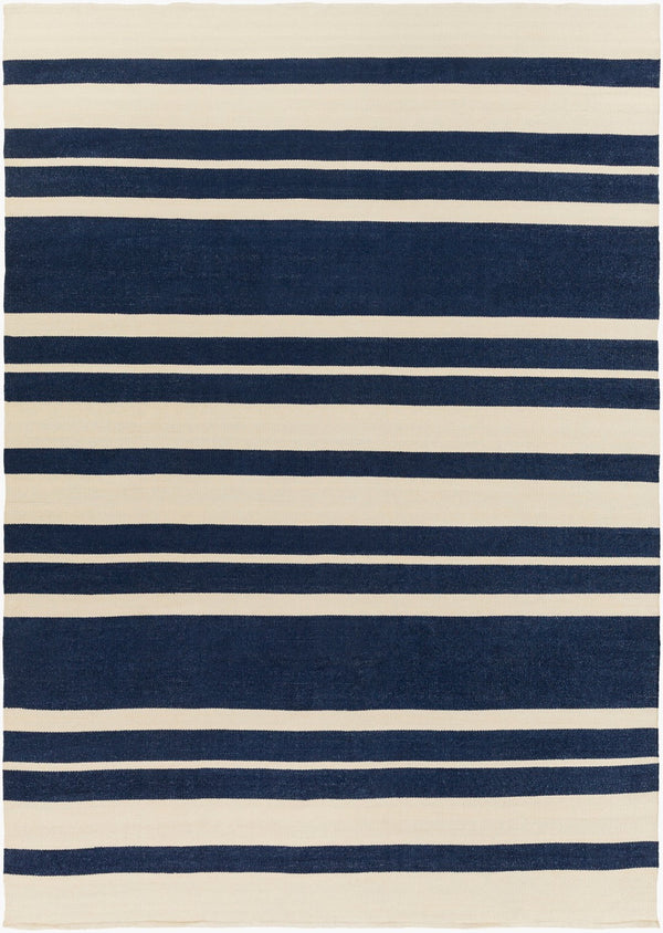 Surya Picnic 2' X 3' Handmade Durable Pvc Rug – Modern Decor, Effortlessly Charming & Easy To Clean! Blue Pvc Pic4007-811