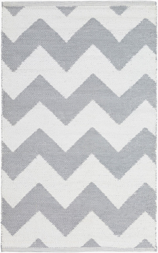 Surya Picnic 2' X 3' Handmade Durable Pvc Rug – Modern Decor, Effortlessly Charming & Easy To Clean! Gray Pvc Pic4008-23