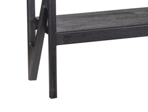 Porter Designs Porter Canberra Solid Mango Wood Tv Stand - Contemporary Black Design With Sophisticated Style Black Wood 06-108-03-9487