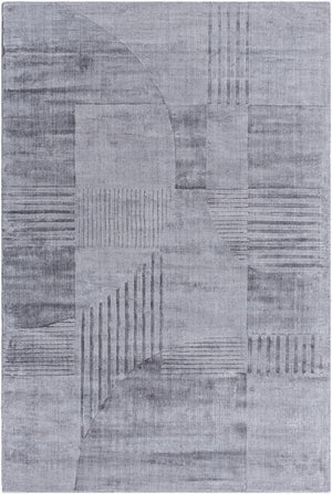 Surya Pier 10' X 14' Handmade Viscose Rug - Plush, Elegant, And Easy-to-clean For Any Home Décor Style Slate Gray Viscose Pie2303-576